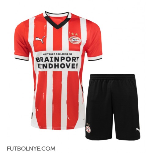 Camiseta PSV Eindhoven Primera Equipación para niños 2024-25 manga corta (+ pantalones cortos)